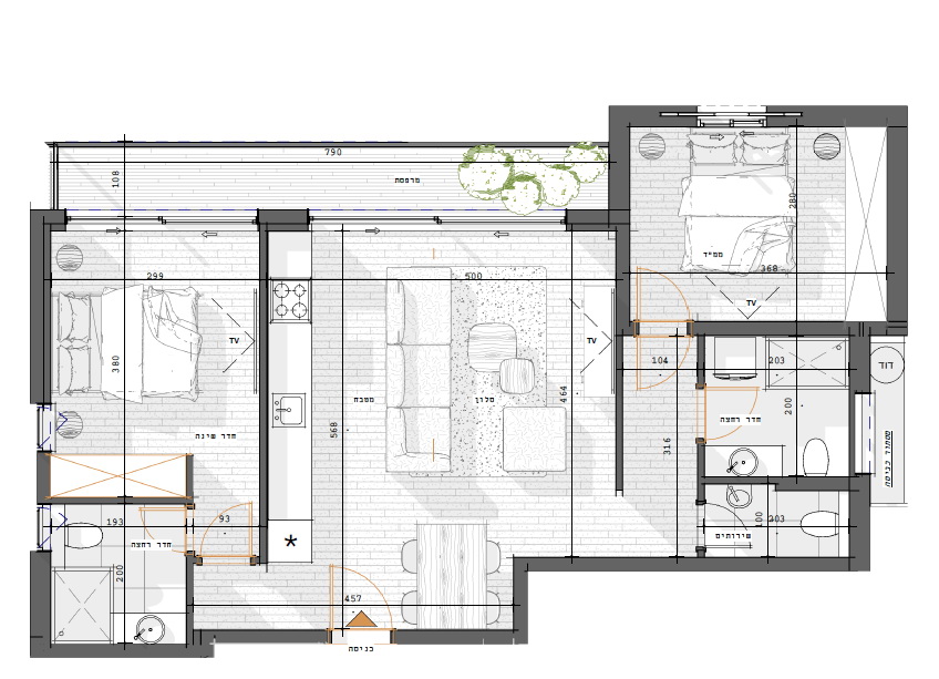 תוכנית הדירה